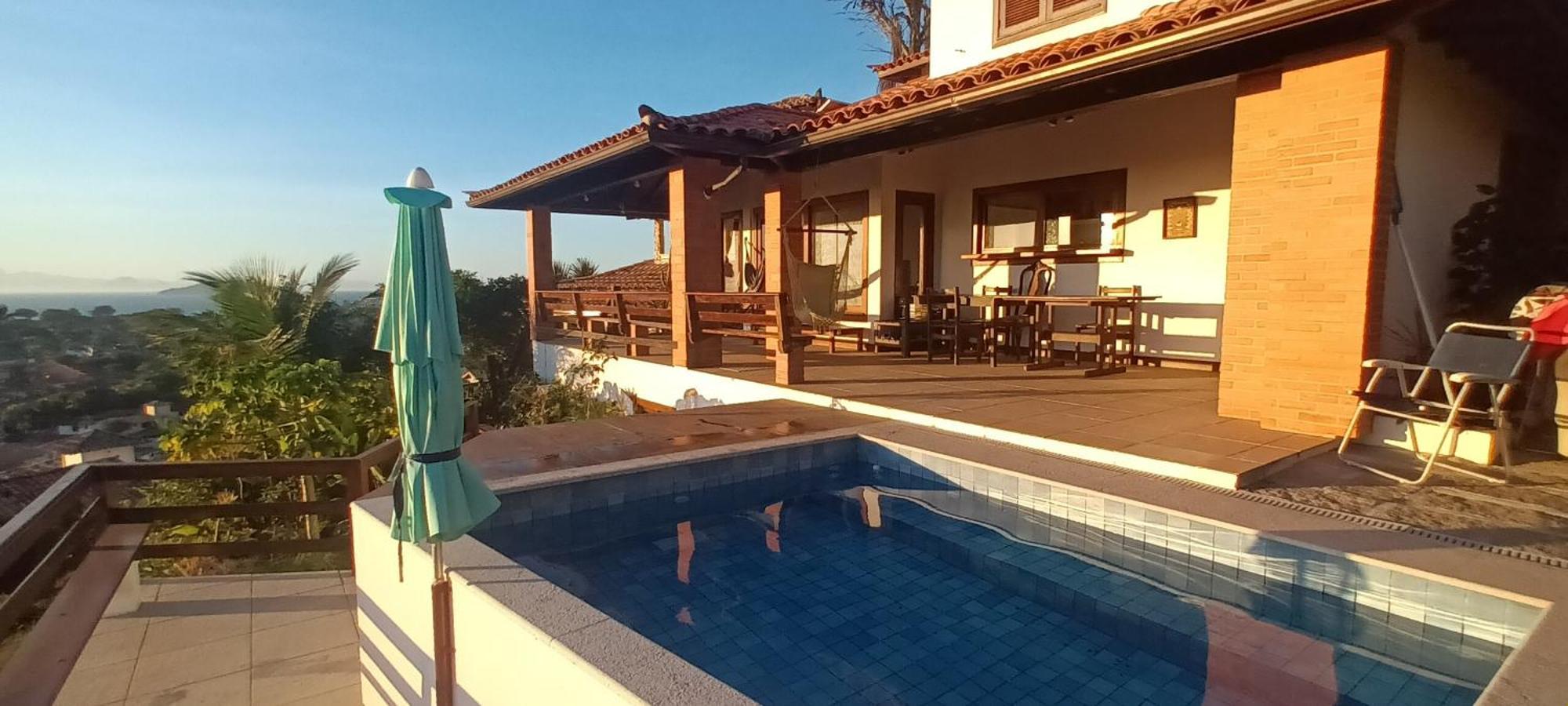 Casa E Piscina Privativa, Vista Para O Mar Em Condominio Pe Na Areia Búzios 外观 照片
